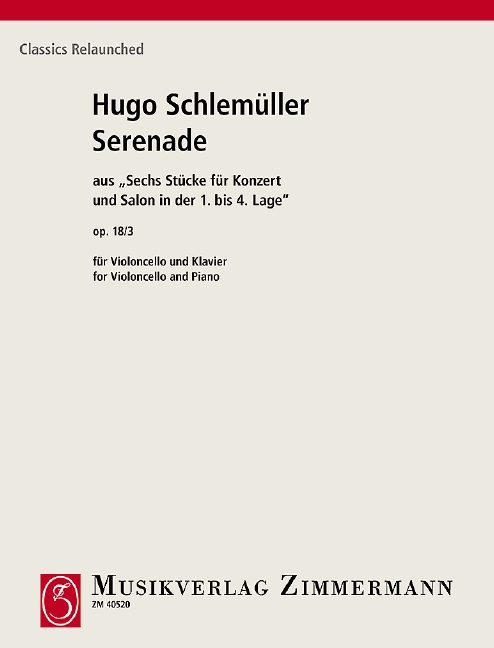 Vorderes Coverbild Serenade op. 18/3 