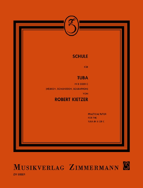 Vorderes Coverbild Schule für Tuba in B oder C (Helikon, Bombardon Sousaphon) kplt.