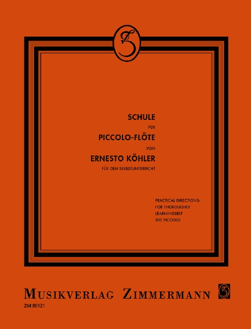 Vorderes Coverbild Schule für Piccolo-Flöte 