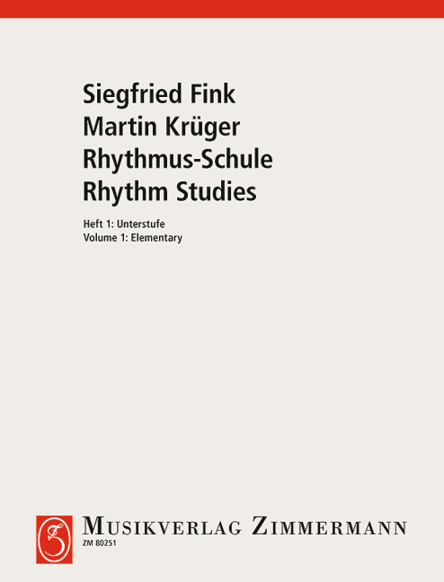 Vorderes Coverbild Rhythmus-Schule Heft 1