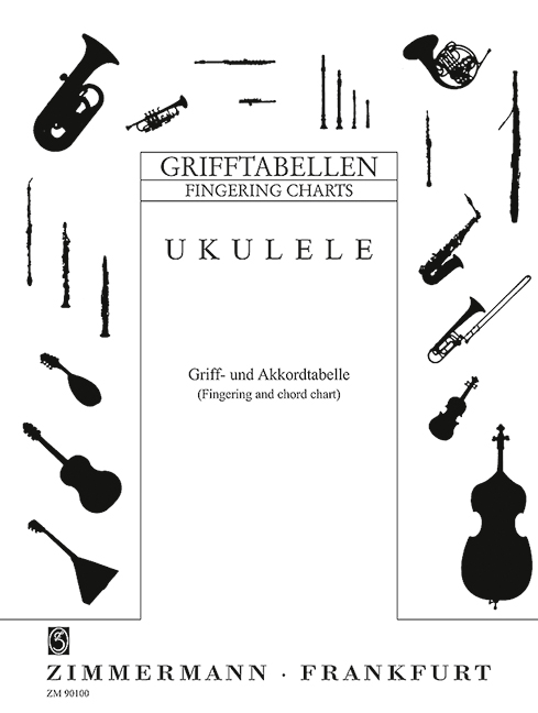 Vorderes Coverbild Grifftabelle für Ukulele 
