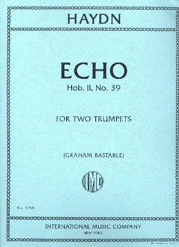 Vorderes Coverbild Echo Hob.II/39 