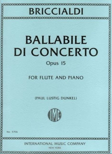 Vorderes Coverbild Ballabile di Concerto op.15 