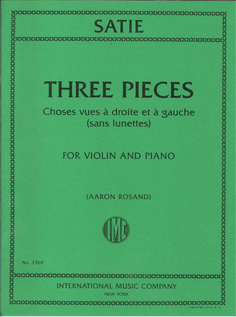 Vorderes Coverbild Three Pieces 