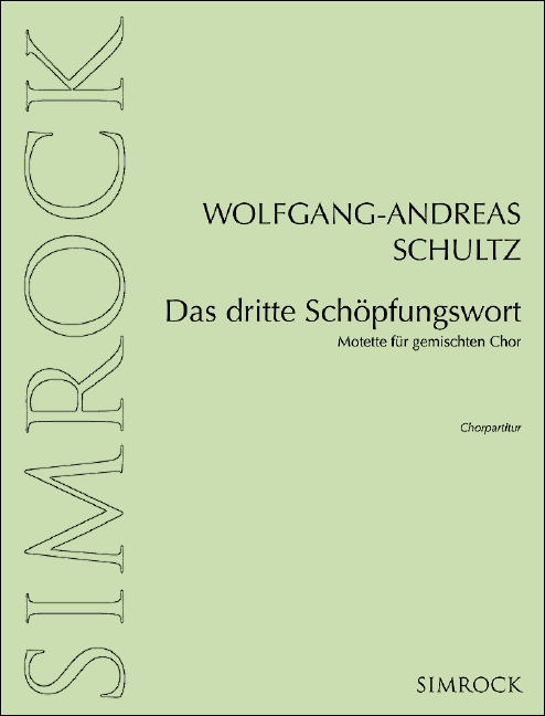 Vorderes Coverbild Das dritte Scho?pfungswort 