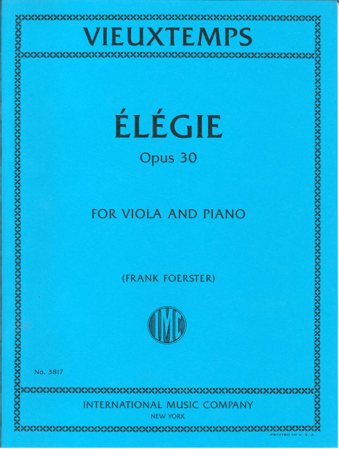 Vorderes Coverbild Elegie op.30 