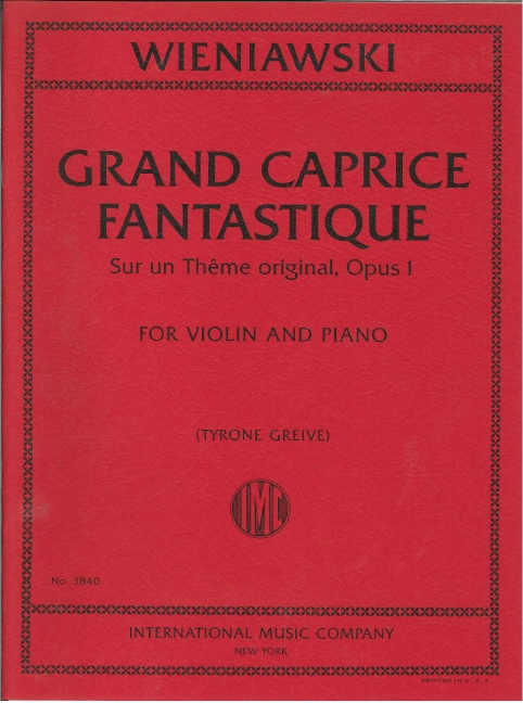 Vorderes Coverbild Grand Caprice Fantastique op.1 