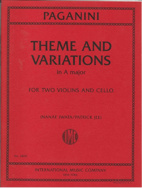 Vorderes Coverbild Theme and Variations 