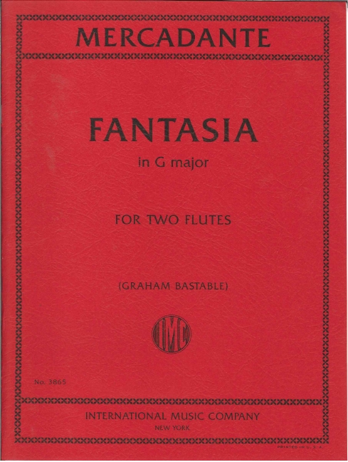 Vorderes Coverbild Fantasia G major 