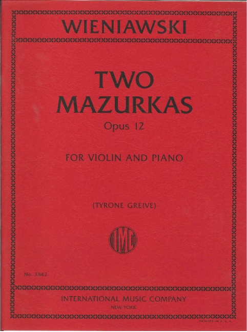 Vorderes Coverbild Two Mazurkas op. 12 