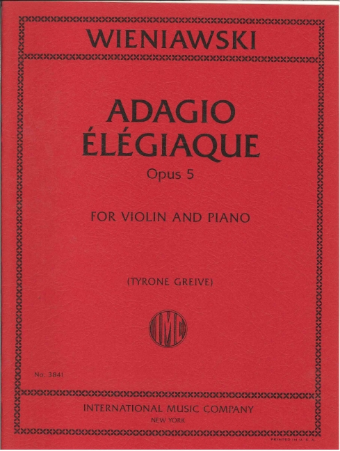 Vorderes Coverbild Adagio Elegiaque op. 5 