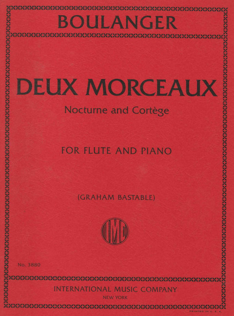 Vorderes Coverbild Deux Morceaux 