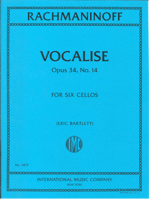Vorderes Coverbild Vocalise op. 34/14 