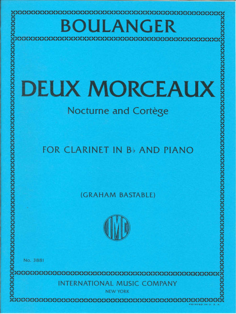 Vorderes Coverbild Deux Morceaux 