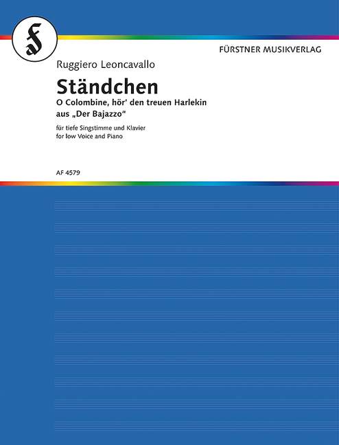 Vorderes Coverbild Ständchen - Serenade 