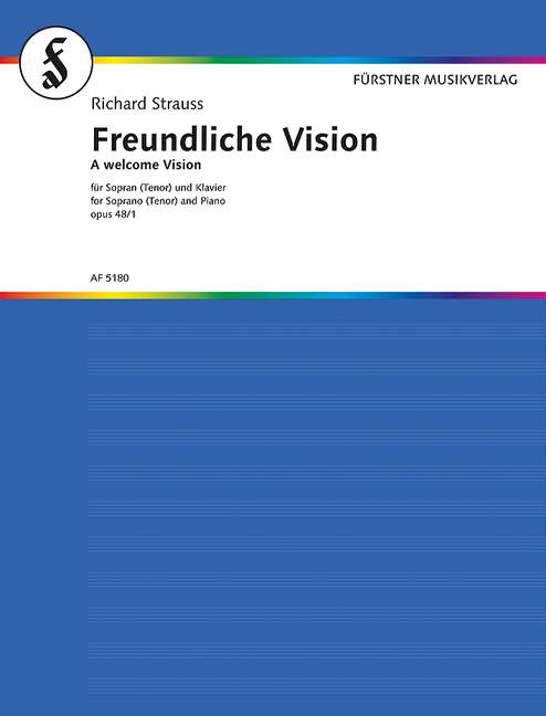 Vorderes Coverbild Fünf Lieder nach Gedichten von Otto Julius Bierbaum und Karl Henckell op. 48/1 