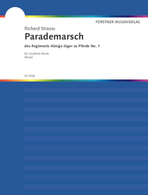 Vorderes Coverbild Parademarsch o. Op. AV. 97 