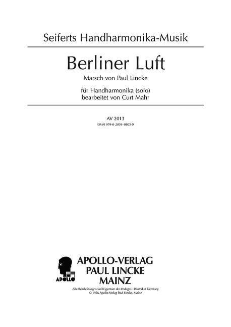 Vorderes Coverbild Berliner Luft 