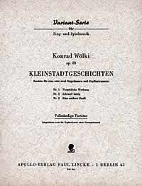 Vorderes Coverbild Kleinstadtgeschichten op. 43 