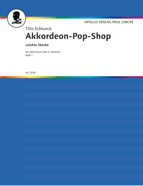 Vorderes Coverbild Akkordeon-Pop-Shop Heft 1