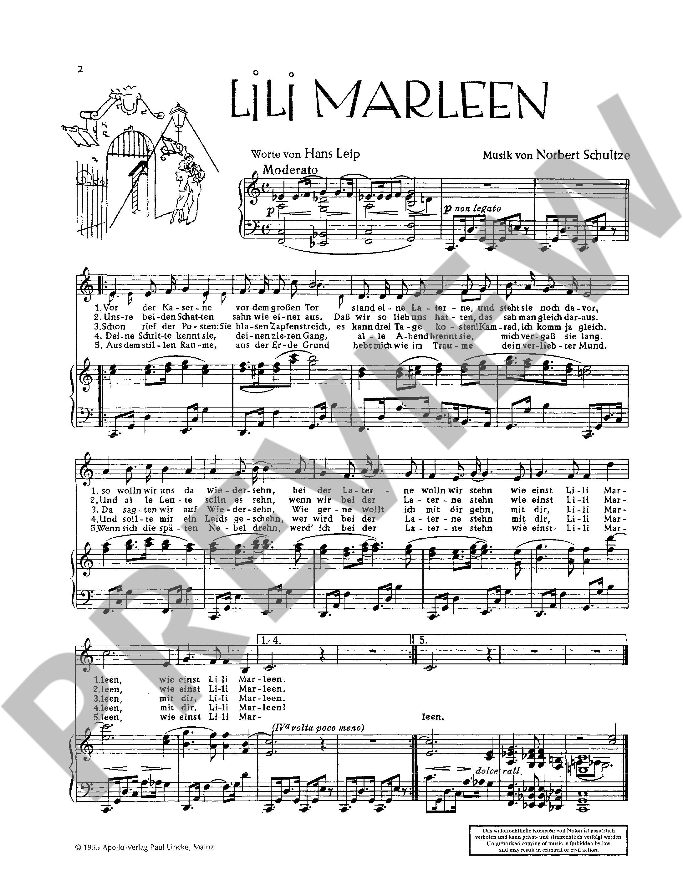 Anderes Coverbild Lili Marleen / Drei rote Rosen 