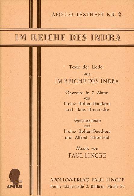 Vorderes Coverbild Im Reiche des Indra 
