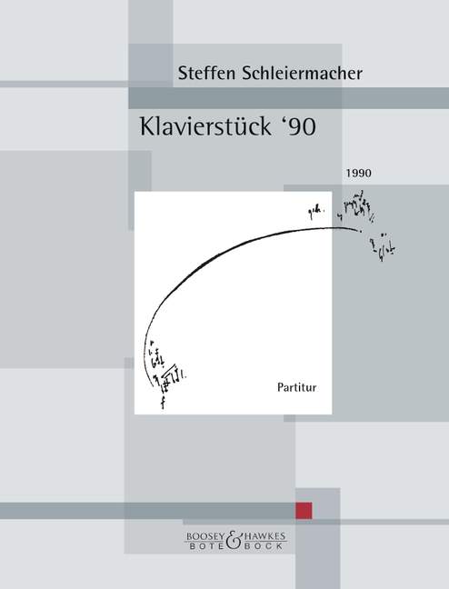 Vorderes Coverbild Klavierstück '90 