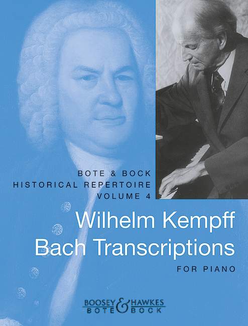 Vorderes Coverbild Bach Transcriptions Band 4
