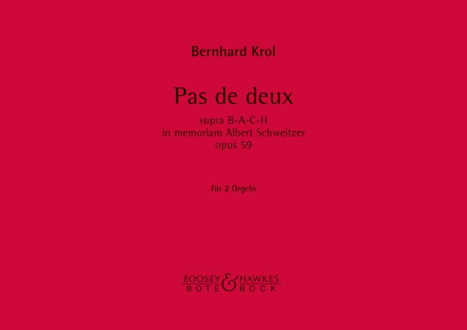 Vorderes Coverbild Pas de Deux op. 59 