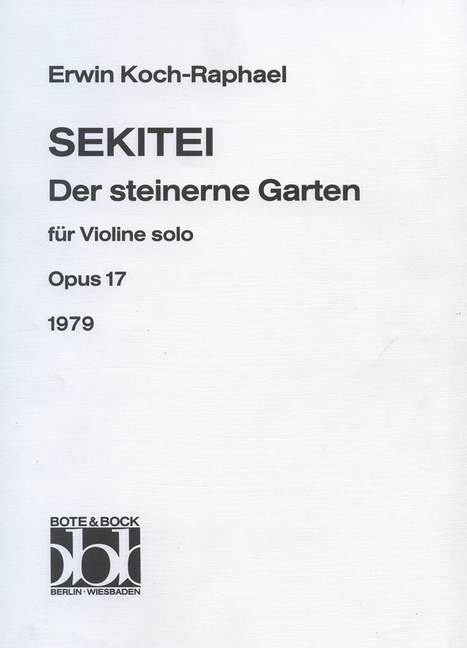 Vorderes Coverbild Sekitei op. 17 