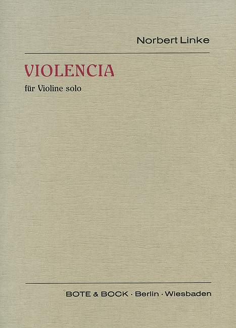 Vorderes Coverbild Violencia 