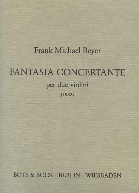 Vorderes Coverbild Fantasia concertante 