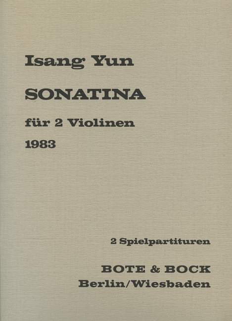 Vorderes Coverbild Sonatina 