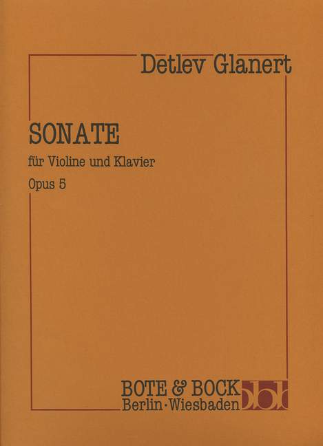 Vorderes Coverbild Sonate op. 5 