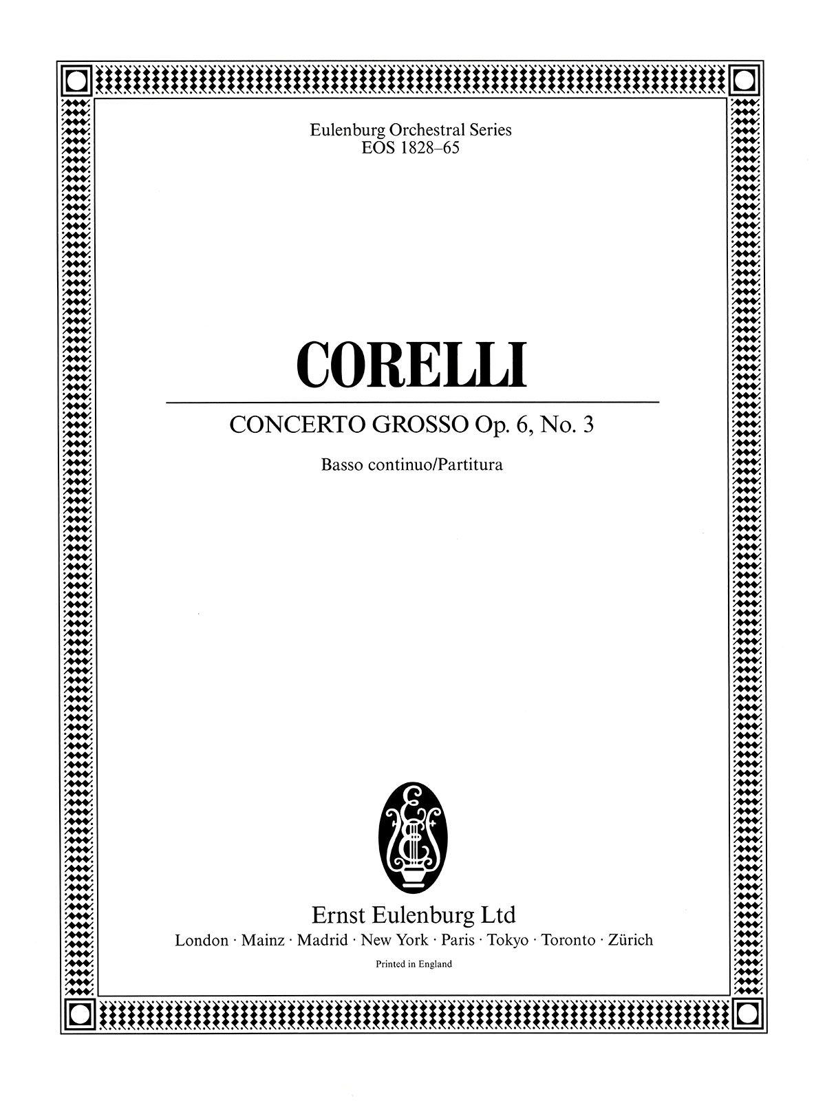 Vorderes Coverbild Concerto grosso c-Moll op. 6/3