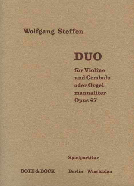 Vorderes Coverbild Duo op. 47 