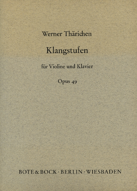 Vorderes Coverbild Klangstufen op. 49 