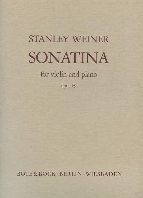 Vorderes Coverbild Sonatina op. 69 