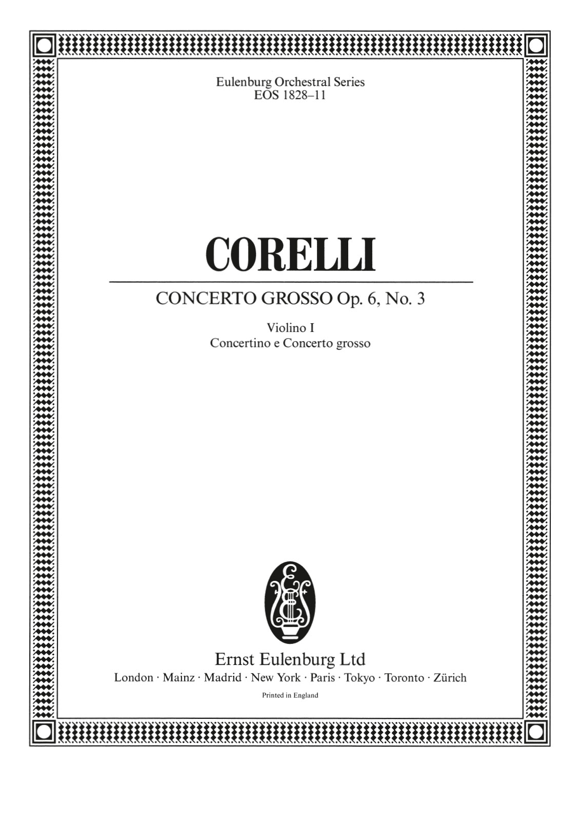 Vorderes Coverbild Concerto grosso c-Moll op. 6/3
