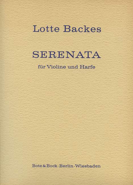 Vorderes Coverbild Serenata 