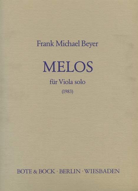 Vorderes Coverbild Melos I und II 