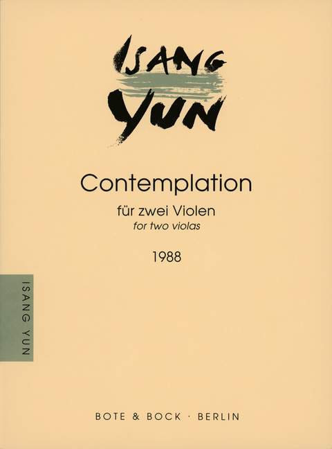 Vorderes Coverbild Contemplation 
