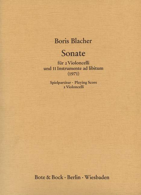 Vorderes Coverbild Sonate 
