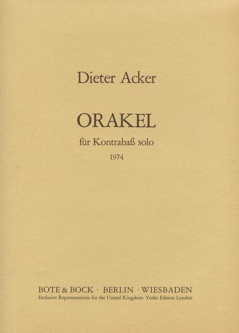 Vorderes Coverbild Orakel 