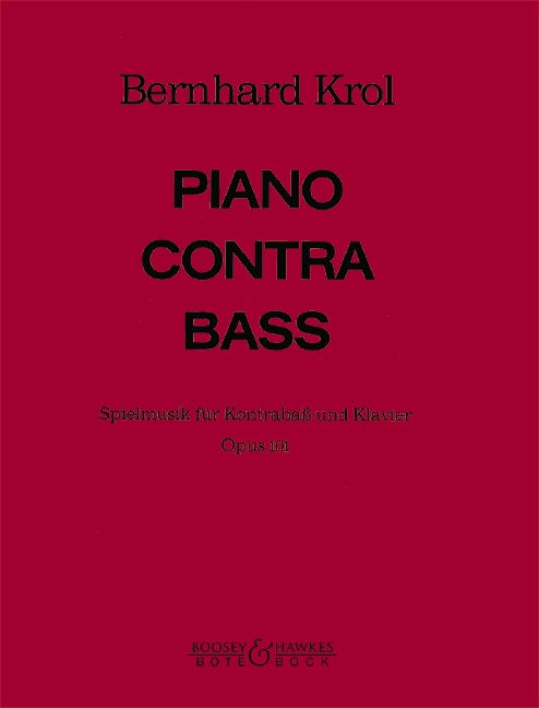 Vorderes Coverbild Piano contra Bass op. 101 