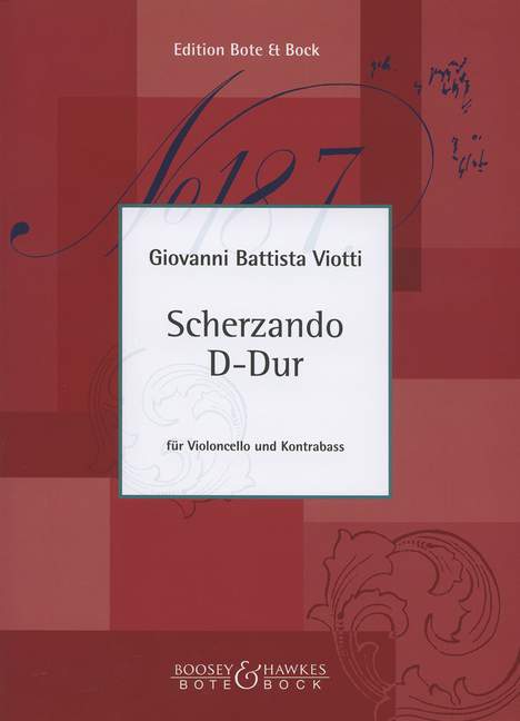 Vorderes Coverbild Scherzando D-Dur 