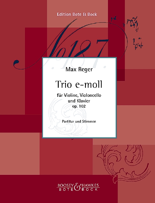 Vorderes Coverbild Trio e-Moll op. 102 