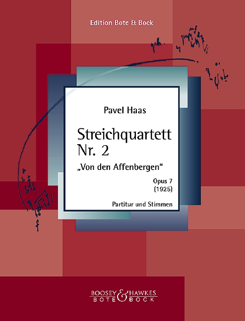 Vorderes Coverbild Streichquartett Nr. 2 op. 7 