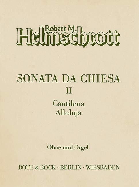 Vorderes Coverbild Sonata da chiesa II 