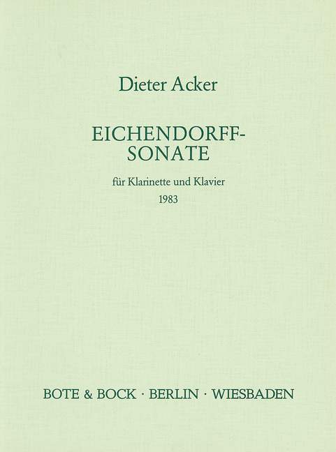 Vorderes Coverbild Eichendorff-Sonate 